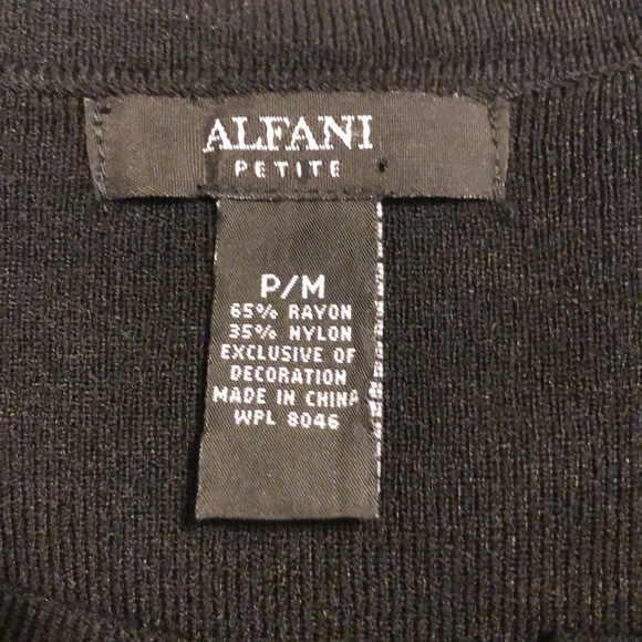 Alfani | Sweaters | Alfani Black Bolero 